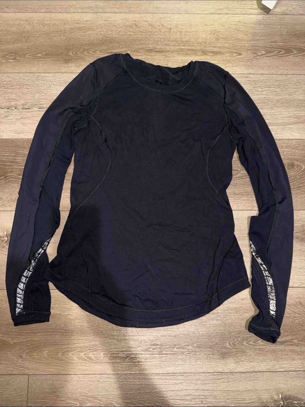 lululemon athletica Black Long Sleeve Crew Top